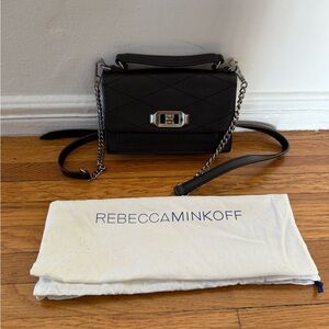 Rebecca Minkoff Black Crossbody Bag with Chain Strap